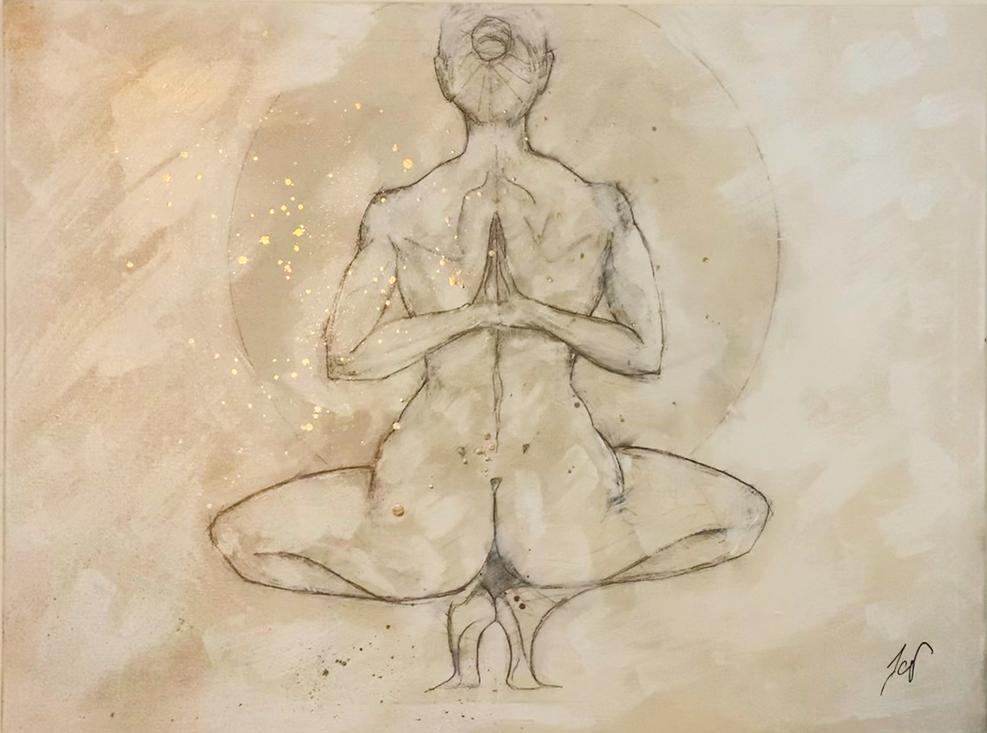 Méditation — peinture de JCV Artworks