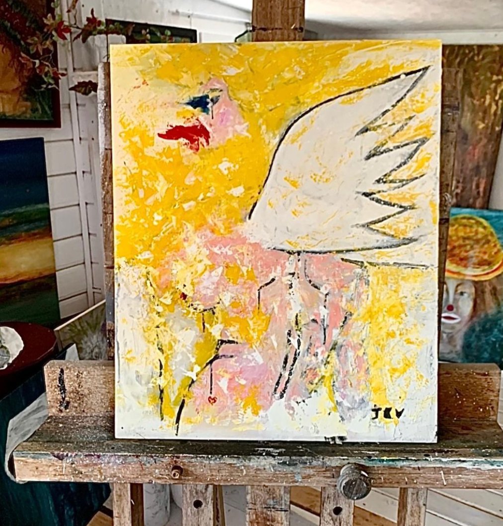 Ange déchu — peinture de JCV Artworks